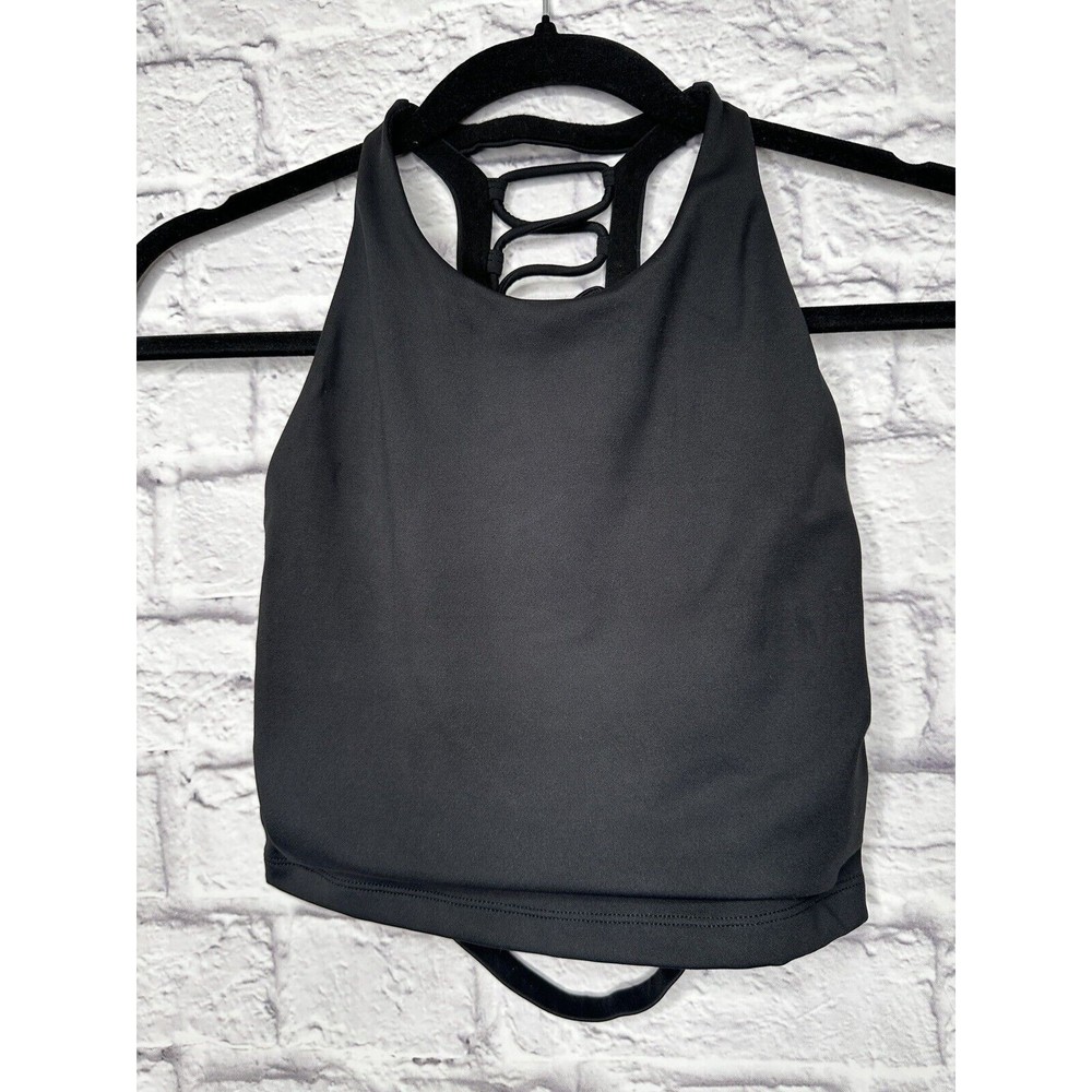 Trendy Trends Black Dance‎ Cami Solea Tank Size Youth Medium Strappy Back